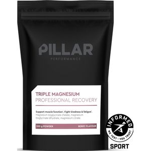 PILLAR Performance Triple Magnesium Professional Recovery 200g Berry