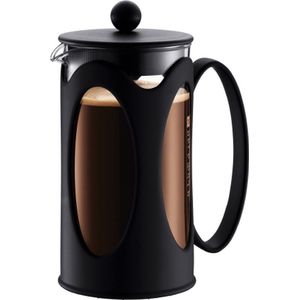 Cafetiere - Zwart - RVS