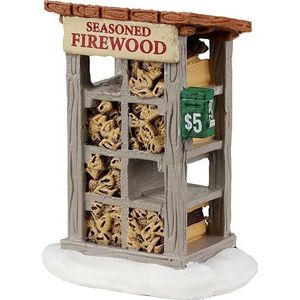 Lemax - Firewood For Sale - Kersthuisjes & Kerstdorpen