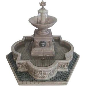 Lemax - 'Modular Plaza-Fountain' - Accessoire met animatie - Inclusief adapter