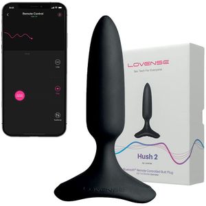 Lovense - Hush 2 Butt Plug XS 25 mm App Bestuurbare Anale Vibrator