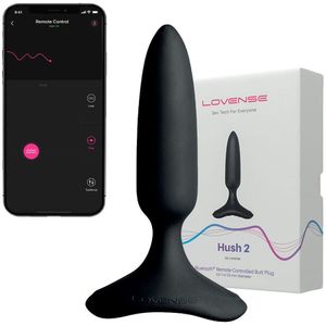 Lovense Hush 2 Vibrerende Butt Plug Met App XS