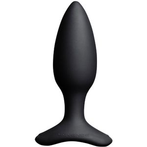 Hush 2 - App-bestuurde Vibrerende Buttplug - 1,5 / 3,8 cm - Zwart