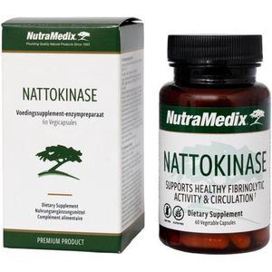 Nutramedix - Nattokinase - Zonder Vitamine K - 100 mg - 2 Vegicapsules