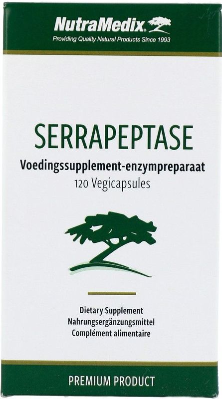 NutraMedix Serrapeptase 500 mg - 120 vcaps