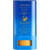 Shiseido Sun Care Clear Stick UV Protector WetForce Lokale Verzorging voor bescherming tegen Zonnestraling SPF 50+ 20 g