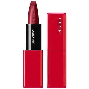 SHISEIDO - Technosatin Gel Lipstick - 411 Scarlet Cluster - 3.3 gr - lipstick