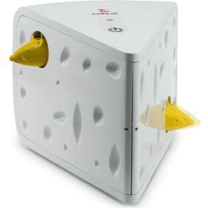 FroliCat - Cheese - Kattenspeelgoed - Wit en Geel - Kunststof