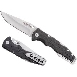 SOG Knives Salute Mini Clampack Zakmes - Zwart