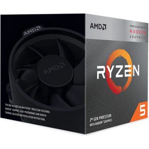 AMD - Ryzen 5 3400G - Processor - 3,7 GHz - 4 Kernen, Socket AM4, 65 W TDP