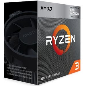 AMD - Ryzen 3 4300G - Desktop Processor - 4 Core - 8 Threads - 3,8GHz/4GHz - Socket AM4 - Inclusief Koeler