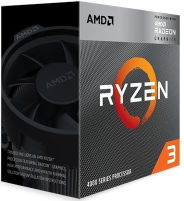 AMD - Ryzen 3 4300G - Desktop Processor - 4 Core - 8 Threads - 3,8GHz/4GHz - Socket AM4 - Inclusief Koeler