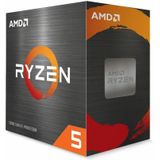 AMD Ryzen 5 5600 met Wraith Stealth ventilator – (Socket AM4/6 kernen – 12 threads/frequentie min 3,5 GHz – Frequentie Boost 4,4 GHz/35 MB/65 W) – 100-100000927BOX meerkleurig