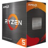 AMD Ryzen 5 5600 met Wraith Stealth ventilator – (Socket AM4/6 kernen – 12 threads/frequentie min 3,5 GHz – Frequentie Boost 4,4 GHz/35 MB/65 W) – 100-100000927BOX meerkleurig