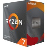 AMD Ryzen 7 5700X processor (3,4 GHz basisklok, maximaal vermogen tot 4,6 GHz, 8 kernen, 32 MB L3 cache, AM4 sokkel, zonder koeler) 100-100000926WOF, zwart