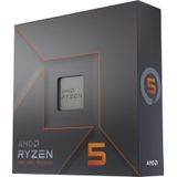 AMD Ryzen™ 5.7600X processor, 6 kernen/12 threads onbeperkt, architectuur Zen 4, 38MB L3 cache, 105W TDP, tot 5,3 GHz boost-frequentie, socket AMD 5, DDR5 & PCIe 5.0,zwart