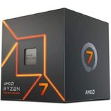 AMD Ryzen™ 7700 Desktop Processor (8-core/16-thread, 76MB cache, maximaal 5,4 GHz max boost)