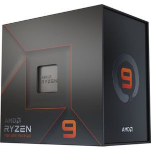 AMD Ryzen 9 7900X processor, 12 kernen/24 threads gedefinieerd, architectuur Zen 4, 76MB L3 cache, 170 W TDP, tot 5,6 GHz Boost-frequentie, Socket AMD 5, DDR5 & PCIe 5.0, geen ventilatie