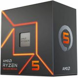 AMD Ryzen™ 5 7600 processor met Ventirad Wraith Stealth, 6 kernen/12 threads, Zen 4-architectuur, 38 MB L3 cache, 65 W TDP, tot 5,2 GHz Boost-frequentie, Socket AMD 5, DDR5 & PCIe 5.0
