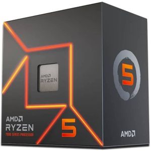 AMD Ryzen™ 5 7600 Desktopprocessor (6-core/12-thread, 38 MB cache, tot 5,2 GHz max boost)