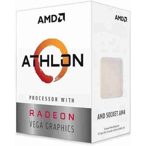 AMD - Athlon AM4 - Processor - Zwart - AM4 - 3.50 GHz - 2-Core