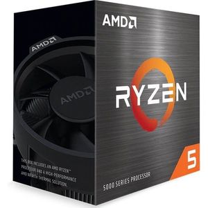 AMD Ryzen 5 5600GT processor (geïntegreerde grafische radeon, 6 kernen/12 threads, 65 W TDP, socket AM4, 19 MB cache, tot 4,6 GHz frequentie boost, wraith stealth ventilator)