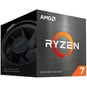 AMD Ryzen™ 7.5700 processor, 8 kernen/16 threads, Zen 3 architectuur, 20 MB L3 cache, 65 W TDP, tot 4,6 GHz frequentie boost, socket AM4, DDR4 en PCIe 4.0, Ventirad Wraith Spire