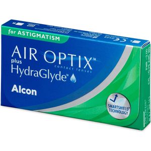 Air Optix Plus Hydraglyde - Torische Maandlenzen - 3 Stuks