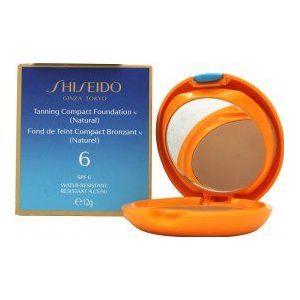 Shiseido Sun Care Tanning Compact Foundation Compacte Foundation SPF 6 Tint Natural 12 g