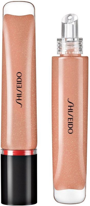 Shiseido - Shimmer GelGloss Moisturizing Lip Gloss with Glowy Finish - Lesk na rty s hydratačním účinkem a třpytkami 9 ml 03 Kurumi Beige (L)