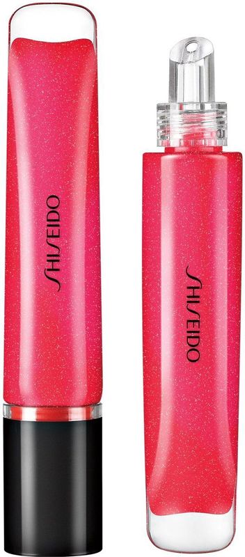 Shiseido - Shimmer GelGloss Moisturizing Lip Gloss with Glowy Finish - Lesk na rty s hydratačním účinkem a třpytkami 9 ml 07 Shin Ku Red (L)