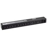 APC RACK PDU BASIC 1 U 16A 230V energiedistributie 12 AC-uitgang(en) 0U/1U Zwart