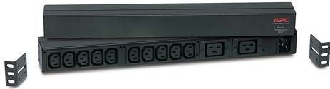 APC RACK PDU BASIC 1 U 16A 230V energiedistributie 12 AC-uitgang(en) 0U/1U Zwart