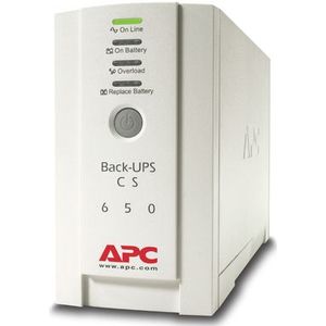 APC - Back-UPS 650 VA - UPS - Zwart - 230V - Inclusief Kabels
