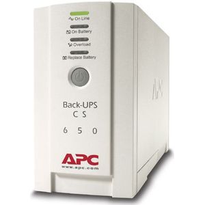 APC Back-UPS 650VA noodstroomvoeding 4x C13 uitgang, USB