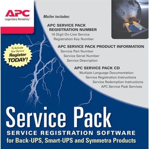 APC - Service Pack - 3 Jaar Uitgebreide Garantie - UPS Accessoires