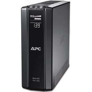 APC Back-UPS Pro BR1500GI Noodstroomvoeding - 1500VA, 10x C13 uitgang, USB, uitbreidbare runtime (BR1500GI)