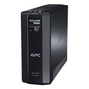 Apc Br900G-Fr Energiebesparende Backup Ups Pro 900Va, 230V, 250Mmx100Mmx382Mm, Cee 7/5, Zwart