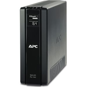 APC Back-UPS PRO 1500VA noodstroomvoeding 6x stopcontact, USB, uitbreidbare runtime (BR1500G-GR)