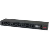 APC - Rack PDU - Metered - 0U/1U - 10A - 230V - (8x) C13 - C14 Stekker