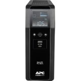 APC by Schneider Electric Back UPS PRO - BR1200SI - UPS 1200VA (8 IEC-uitgangen, multifunctioneel display, puur sinusvormig uitgangssignaal)