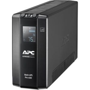 APC Back-UPS PRO BR650MI - Noodstroomvoeding, 6x C13 uitgang, USB, 650VA