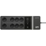 APC - Back-UPS 850VA - UPS - Zwart - Batterijback-up en Overspanningsbeveiliging