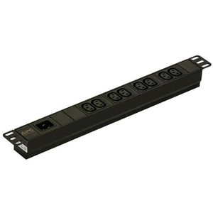 APC Easy PDU EPDU1016B, Basic, 1U, 16A, 230V, (8x)C13, C20 stekker