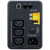 APC Back-UPS Line-interactive - 0,5 kVA - 300 W - 3 AC-uitgangen