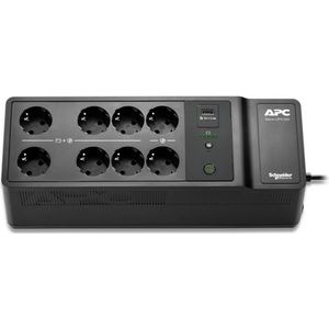 APC - Back-UPS BE500G2-GR - Noodstroomvoeding - Grijs - 8x Stopcontact - 500VA - 1 USB Oplader