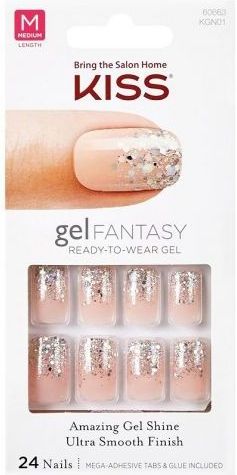 Kiss Gellak Gel Fantasy Nails - Kunstnagels - 28 stuks - Nepnagels - Fanciful