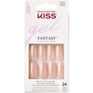Kiss Gellak Gel Fantasy Nails - Kunstnagels - 28 stuks - Nepnagels - Rock Candy
