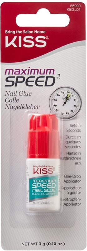 Kiss Nagellijm Maximum Speed Nail Glue - Gellak - Nagel Lijm - Kunstnagels