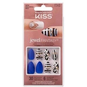 Kiss Plaknagels Jewel Fantasy Nails - Kunstnagels - Plaknagels Zelfklevende - Nepnagels - Your Grace